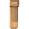 Ekena Millwork Traditional Craftsman Smooth Bracket w/ Offset Brace, Western Red Cedar, 5 1/2"W x 18"D x 18"H BKT0604X18X18TRA04SWR - alternate 2